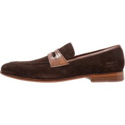 Melvin & Hamilton LANCE Eleganckie buty brown/dark brown. Pomarańczowe buty wizytowe męskie marki Melvin & Hamilton, ze skóry, bez zapięcia. W wyprzedaży za 449,40 zł.