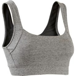 Stanik Gym & Pilates. Szare biustonosze sportowe damskie DOMYOS, s, bez wzorów, z elastanu, na jogę i pilates. Za 34,99 zł.