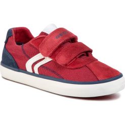 Sneakersy GEOX - J Kilwi B. I J82A7I 01022 C0106 M Red/Blue. Czerwone trampki chłopięce Geox, bez wzorów, ze skóry, na rzepy. W wyprzedaży za 209,00 zł.