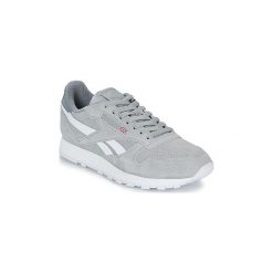 Buty Reebok Classic CL LEATHER MU. Szare trampki męskie Reebok Classic, bez wzorów, bez zapięcia. Za 319,20 zł.
