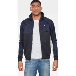 G-Star Raw - Bluza. Niebieskie bluzy męskie G-Star RAW, s, bez wzorów, z elastanu, retro, z kapturem, bez rękawów, bez kaptura. Za 469,90 zł.