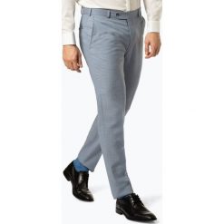 Wilvorst - Męskie spodnie od garnituru modułowego, niebieski. Niebieskie spodnie męskie Wilvorst, na co dzień, s, bez wzorów, z wełny, eleganckie. Za 599,95 zł.