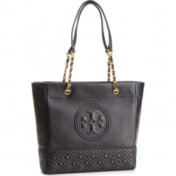 Torebka TORY BURCH - 52983 Black 001. Czarne torebki klasyczne damskie Tory Burch, bez wzorów, ze skóry, klasyczne, duże, bez dodatków. W wyprzedaży za 1469,00 zł.