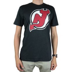 47 Brand NHL New Jersey Devils Tee 345718 t-shirt męskie szare M. Szare t-shirty męskie 47 Brand, m, bez wzorów, z bawełny, klasyczne, z klasycznym kołnierzykiem. W wyprzedaży za 119,99 zł.