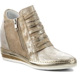 Sneakersy KHRIO - 181K7115PKVESQ Perla/Sand/Sand. Brązowe sneakersy damskie marki Khrio, ze skóry. W wyprzedaży za 399,00 zł.