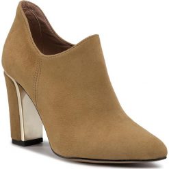 Półbuty R.POLAŃSKI - 1059 Yellow Zamsz. Żółte czółenka damskie ze skóry. Za 399,00 zł.