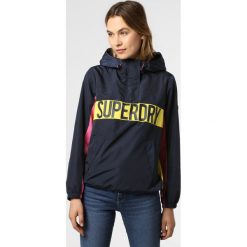 Superdry - Kurtka damska, niebieski. Niebieskie kurtki damskie Superdry, xs, z napisami, retro, bez kaptura. Za 279,95 zł.