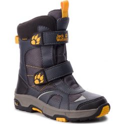 Śniegowce JACK WOLFSKIN - Boys Polar Bear Texapore 4012003 M Burly Yellow XT. Szare śniegowce chłopięce marki Jack Wolfskin, bez zapięcia. W wyprzedaży za 239,00 zł.