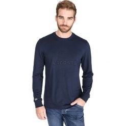 Lacoste Koszulka Niebieski. Niebieskie podkoszulki męskie Lacoste, xxl, z haftami, z bawełny. Za 311,95 zł.