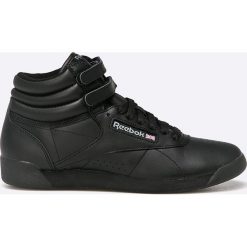 Reebok Classic - Buty Classic Freestyle Hi. Czarne buty sportowe damskie Reebok Classic, bez wzorów, ze skóry, sportowe, reebok classic. W wyprzedaży za 199,90 zł.
