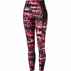 Puma legginsy Be Bold Aop 7/8 Tight Pink Alert L. Różowe spodnie damskie Puma, s. W wyprzedaży za 179,00 zł.