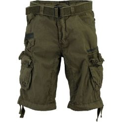 Geographical Norway Spodenki Męskie Marki Panoramique S Khaki. Brązowe spodenki i szorty męskie Geographical Norway, s, bez wzorów, krótkie. Za 189,00 zł.