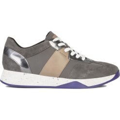 Geox Suzzie Tenisówki Szary. Szare trampki i tenisówki damskie Geox, bez wzorów, ze skóry, bez zapięcia. Za 514,95 zł.