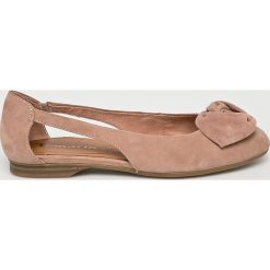 Tamaris - Baleriny. Brązowe baleriny damskie marki Tamaris, ze skóry. Za 219,90 zł.