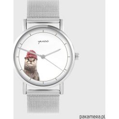 Zegarek - Wydra - metalowy. Szare zegarki damskie Pakamera, metalowe. Za 139,00 zł.