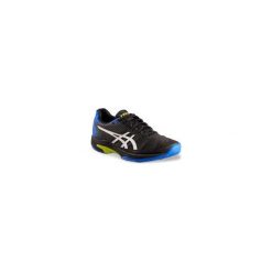 Buty tenisowe Asics Gel-Solution Speed 3 męskie na mączkę. Czarne buty sportowe męskie Asics, bez zapięcia, tenisowe. Za 499,99 zł.