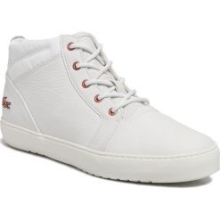 Sneakersy LACOSTE - Ampthill 319 2 Cfa 7-38CFA004318C Off Wht/Off Wht. Białe półbuty damskie Lacoste, ze skóry. W wyprzedaży za 299,00 zł.
