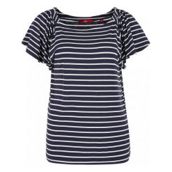 S.Oliver Koszulka Damska 36 Ciemnoniebieska. Szare t-shirty damskie marki S.Oliver, s, w paski. W wyprzedaży za 81,00 zł.