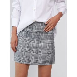 Spódnica w kratkę - Brązowy. Pomarańczowe spódniczki damskie Sinsay, s, w kratkę. Za 39,99 zł.