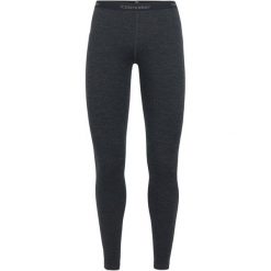 Icebreaker Legginsy Wmns 250 Vertex Leggings, Mountain Dash Jet Hthr/Black, M. Czarne legginsy sportowe damskie marki Icebreaker, s, z wełny. W wyprzedaży za 376,95 zł.
