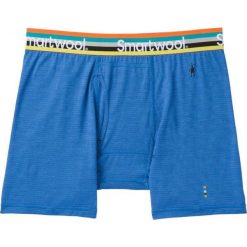 SMARTWOOL bokserki męskie M Merino 150 Pattern Boxer Brief Bright Cobalt XL. Niebieskie slipy męskie termoaktywne Smartwool, s, bez wzorów, z wełny. Za 169,00 zł.