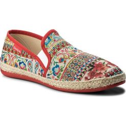 Espadryle DESIGUAL - Taormina 18SSKF07 3061. Różowe espadryle damskie Desigual, z materiału, na płaskiej podeszwie. W wyprzedaży za 169,00 zł.