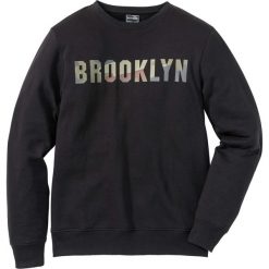 Bluzy męskie: Bluza dresowa Slim Fit bonprix czarny