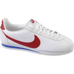 Nike Wmns Classic Cortez Leather 807471-103 buty sneakers damskie białe 36,5. Białe buty sportowe damskie Nike, bez wzorów, z elastanu, klasyczne, Nike Cortez. W wyprzedaży za 329,99 zł.