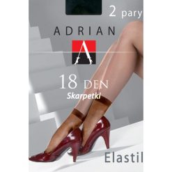 Skarpetki 2 pary. Szare skarpetki damskie Astratex, z lycry. Za 7,09 zł.