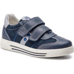 Sneakersy PRIMIGI - 3383111 S Navy. Niebieskie trampki chłopięce Primigi, bez wzorów, ze skóry, na rzepy. W wyprzedaży za 189,00 zł.