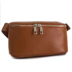 Saszetka nerka CREOLE - K10671 Brązowy. Pomarańczowe nerki damskie Creole, bez wzorów, ze skóry, młodzieżowe, bez dodatków. Za 149,00 zł.