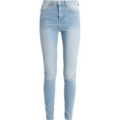 Topshop Tall JAMIE Jeans Skinny Fit bleach. Niebieskie jeansy damskie marki Topshop Tall, z elastanu. Za 229,00 zł.