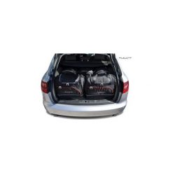AUDI A6 AVANT, 2004-2011 TORBY DO BAGAŻNIKA 5 SZT KJUST - 7004021. Czarne torby podróżne KJUST, bez wzorów, z kauczuku, klasyczne. Za 1299,00 zł.