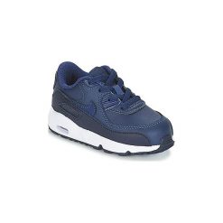 Buty Dziecko Nike AIR MAX 90 LEATHER TODDLER. Niebieskie trampki chłopięce Nike. Za 207,20 zł.