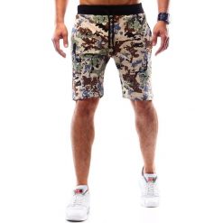 Spodenki i szorty męskie: Krótkie spodenki dresowe męskie camo (sx0554)