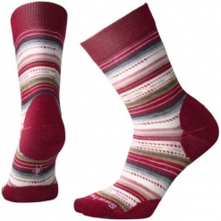Smartwool Skarpetki Damskie W Margarita Tibetan Red Heather M. Brązowe skarpetki damskie Smartwool, w paski, z wełny. Za 59,00 zł.