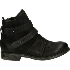 Botki męskie - 479211 NERO. Czarne botki męskie Venezia, z nubiku. Za 479,00 zł.