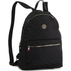 Plecak TOMMY HILFIGER - Poppy Backpack AW0AW07284 BDS. Czarne torby męskie skórzane TOMMY HILFIGER, bez wzorów, z materiału. Za 539,00 zł.