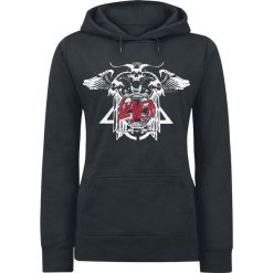 Slayer Triple Goat Bluza z kapturem damska czarny. Czarne bluzy z kapturem damskie marki Slayer, m, z nadrukiem. Za 164,90 zł.