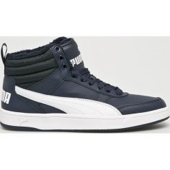 Puma - Buty Rebound Street v2. Niebieskie buty sportowe męskie marki Puma, ze skóry, na sznurówki. W wyprzedaży za 249,90 zł.