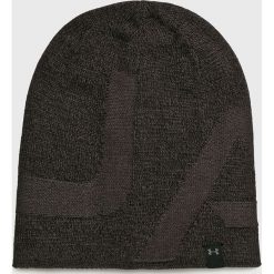 Under Armour - Czapka. Czarne czapki zimowe męskie marki Under Armour, na zimę, z dzianiny. W wyprzedaży za 79,90 zł.
