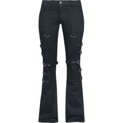 Gothicana by EMP Grace Spodnie damskie czarny. Czarne spodnie damskie marki Gothicana by EMP. Za 99,90 zł.