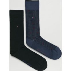 Tommy Hilfiger - Skarpety (2-Pack). Niebieskie skarpetki męskie marki TOMMY HILFIGER, z bawełny. W wyprzedaży za 27,90 zł.