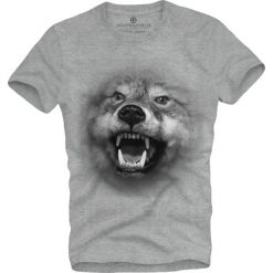 T-shirt męski UNDERWORLD Wolf. Szare t-shirty męskie Underworld, xl, bez wzorów, z bawełny, bez kołnierzyka. Za 69,99 zł.