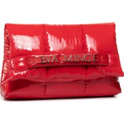 Torebka EVA MINGE - EM-17-06-000680 908. Czerwone kopertówki damskie Eva Minge, bez wzorów, z materiału, bez dodatków. W wyprzedaży za 249,00 zł.