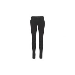 Jeansy slim fit Guess SANSOPO. Czarne jeansy damskie marki Guess, z aplikacjami, z jeansu. Za 351,20 zł.