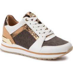 Sneakersy MICHAEL Michael Kors Billie Trainer 43T9BIFS1L. Pomarańczowe półbuty damskie MICHAEL Michael Kors, bez wzorów, bez obcasa, bez zapięcia. Za 749,00 zł.