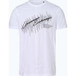 Armani Exchange - T-shirt męski, biały. T-shirty męskie Armani Exchange. Za 199,95 zł.