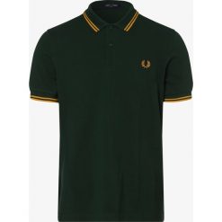 Fred Perry - Męska koszulka polo, zielony. Zielone koszulki męskie Fred Perry, s, z haftami, z bawełny, klasyczne, bez rękawów. Za 369,95 zł.