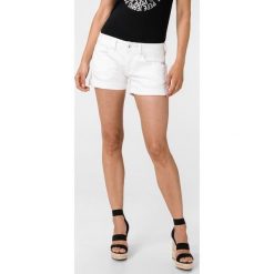 Pepe Jeans Siouxie Szorty Biały. Białe szorty damskie Pepe Jeans, bez wzorów, z elastanu. Za 283,95 zł.
